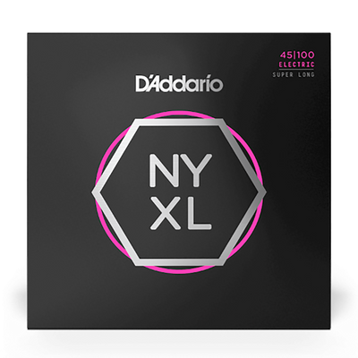 D'Addario 45-100 Regular Light Nickel Wound Bass Strings, Super Long Scale