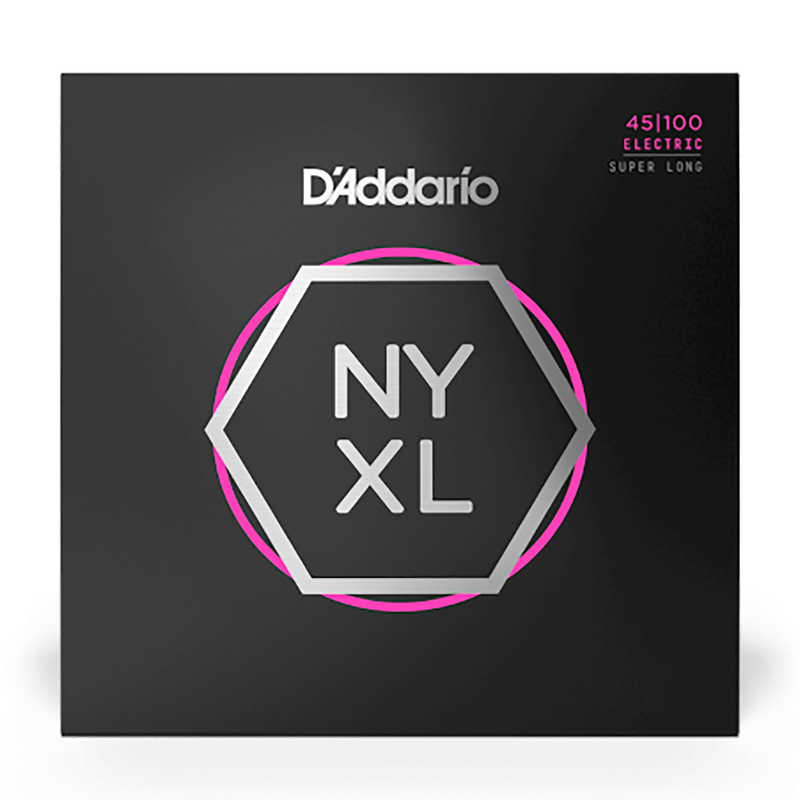 D'Addario 45-100 Regular Light Nickel Wound Bass Strings, Super Long Scale