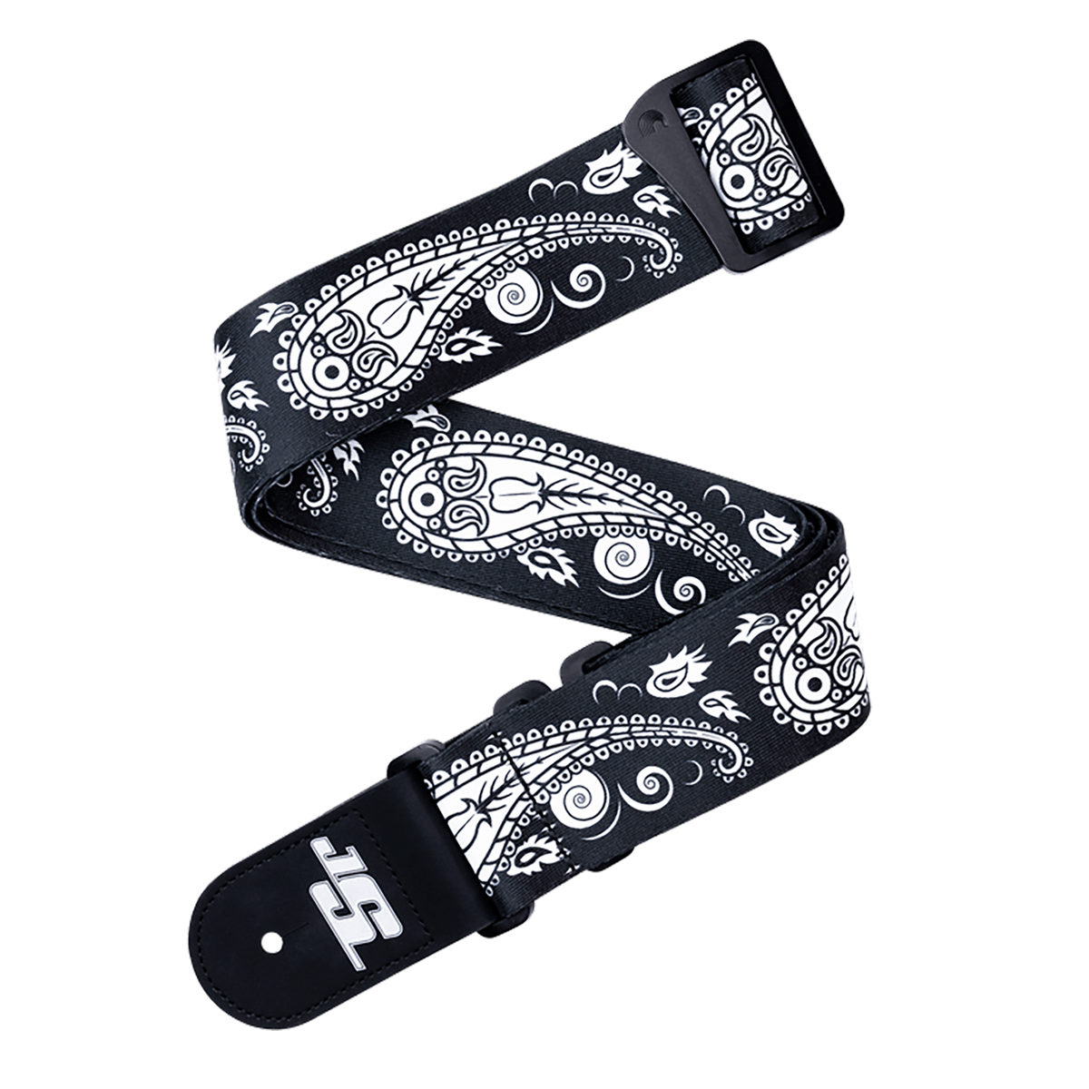 D'Addario 50MM Joe Satriani Swivel Strap, Black Paisley