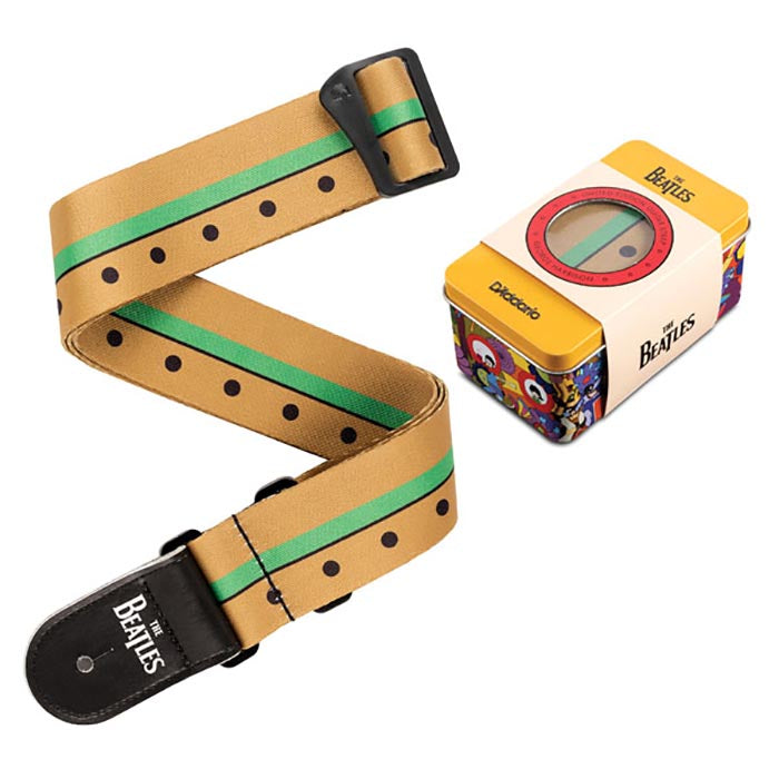 D'Addario 50mm Yellow Submarine 50th Anniversary Woven Guitar Strap - George