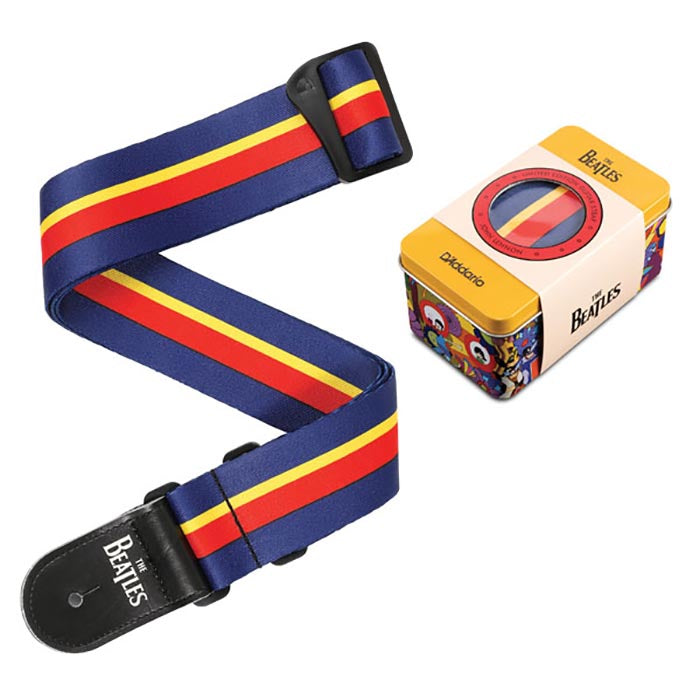 D'Addario 50mm Yellow Submarine 50th Anniversary Woven Guitar Strap - John