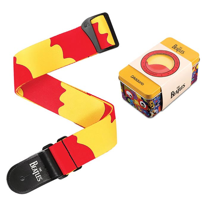 D'Addario 50mm Yellow Submarine 50th Anniversary Woven Guitar Strap - Paul