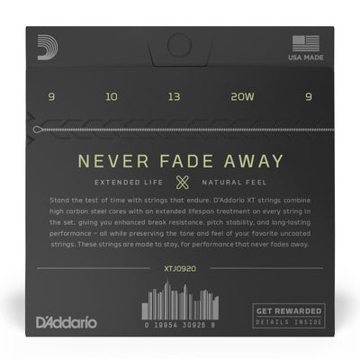 D'Addario 9-20 XT Banjo Nickel Plated Steel Light