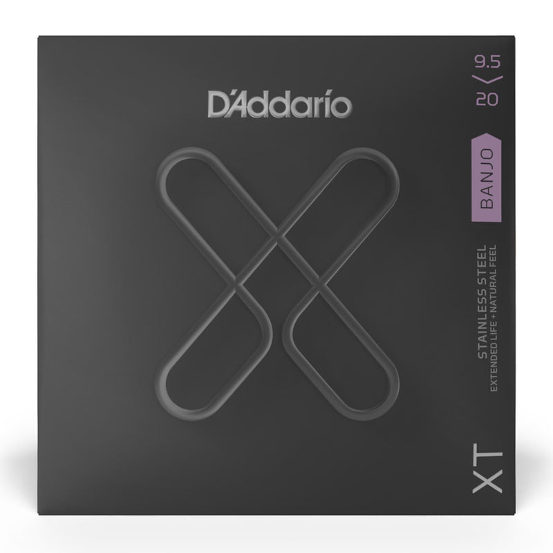 D'Addario 9.5-20 XT Banjo Stainless Steel Custom Light