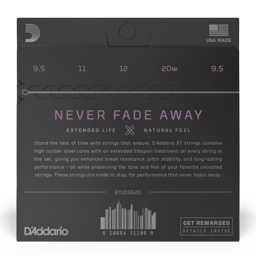 D'Addario 9.5-20 XT Banjo Stainless Steel Custom Light