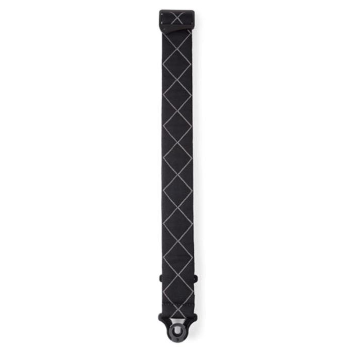 D'Addario Auto Lock Guitar Strap Black Padded Diamonds
