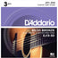 D'Addario EJ13 80/20 Bronze Acoustic Guitar Strings - Custom Light - 11-52 - 3 Sets