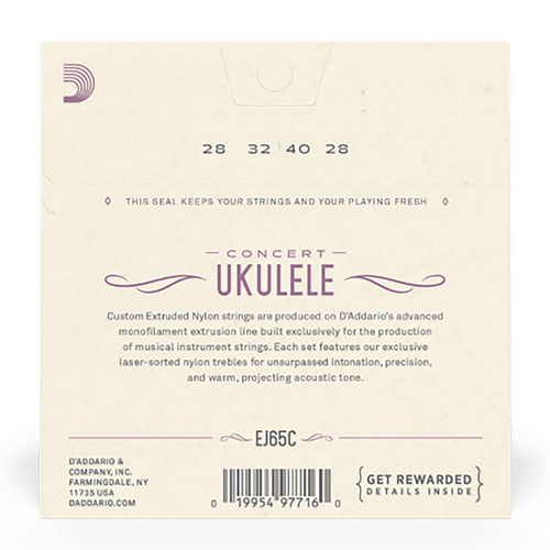 D'Addario Pro-Arte Custom Extruded Nylon Concert Ukulele Strings
