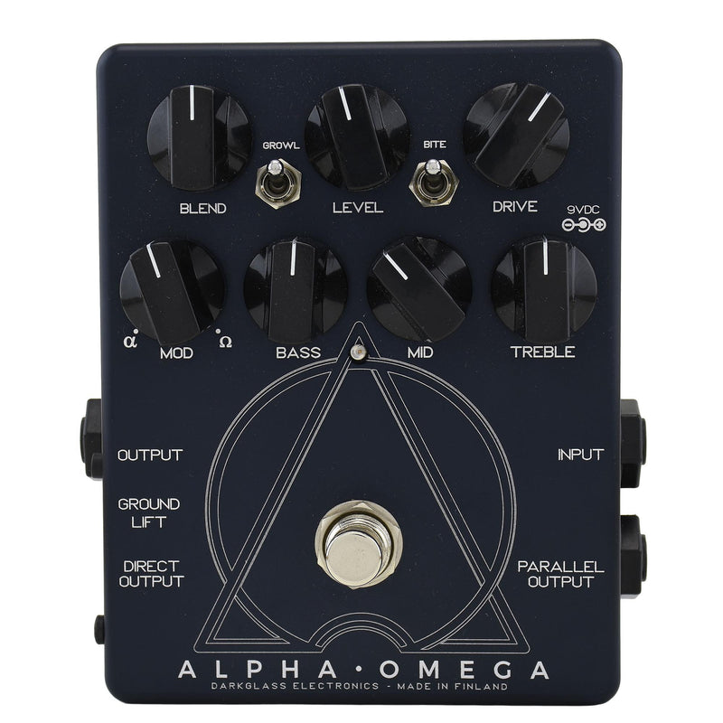 Darkglass Alpha Omega Dual Bass Preamp/Overdrive Pedal
