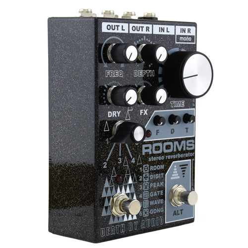 充実の品 Audio By Death ROOMS Pedal Reverb Stereo ギター