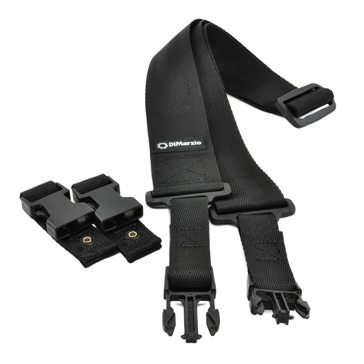 Dimarzio 2" Black Cliplock Nylon Strap