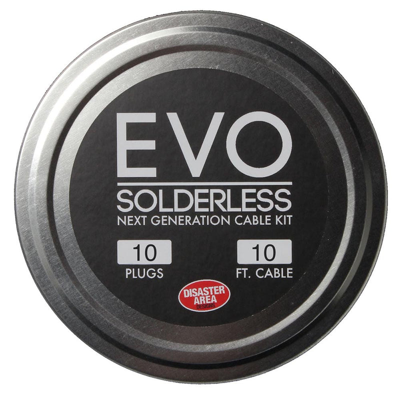 Disaster Area Evo 1010 Solderless Kit - 10 Evo Plugs And 10 Ft. Of Wire