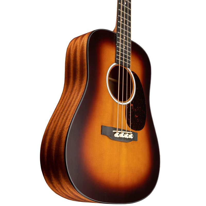 Martin DJR-10E  Dreadnought Junior Series Acoustic Bass Guitar, Burst Finish