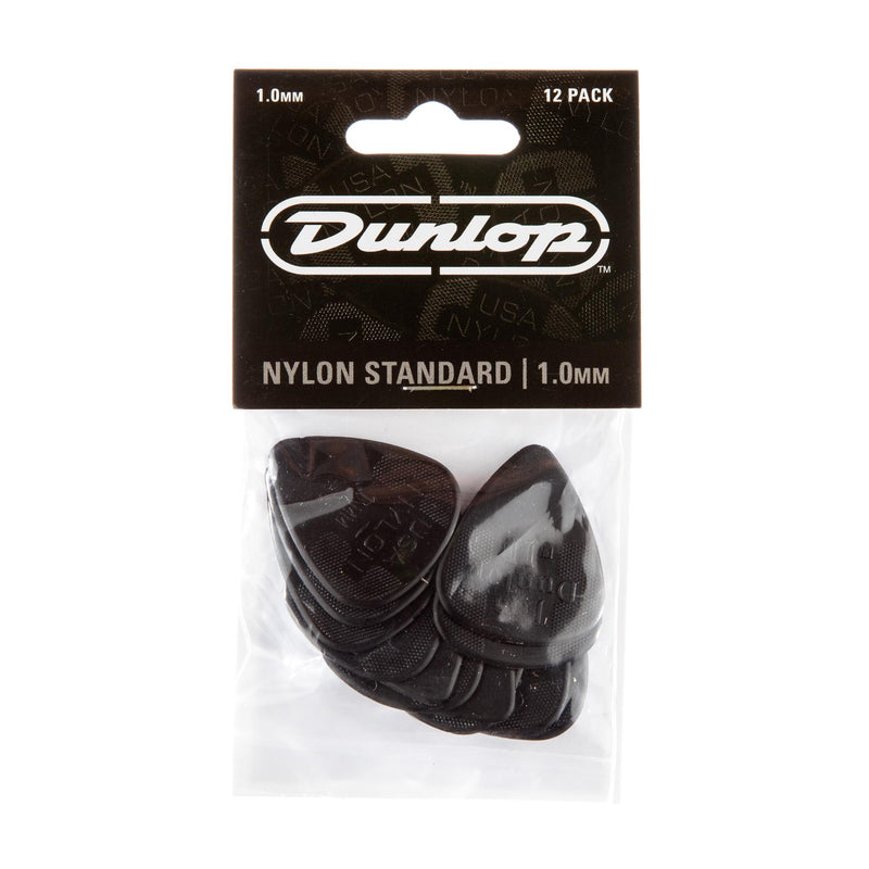 Dunlop 1.0 Nylon Standard Picks, 12 Pack