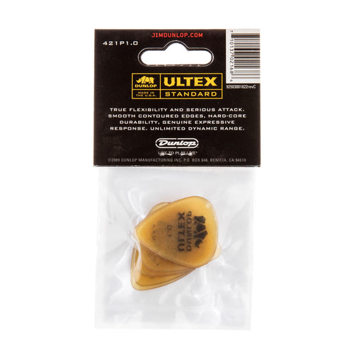 Dunlop 1.0 Yellow Ultex Standard Picks 6 Pack