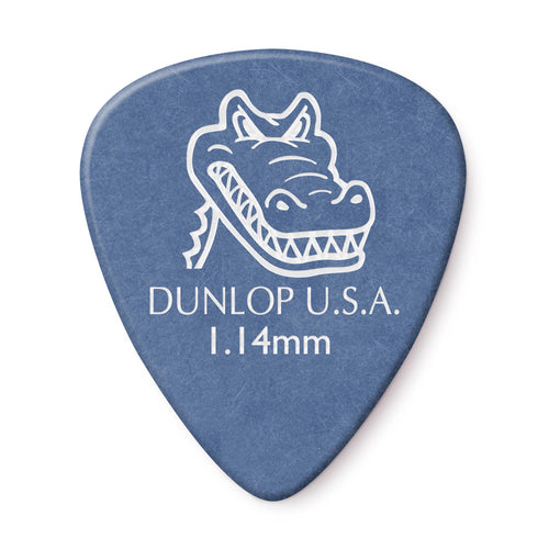 Dunlop 1.14 Blue Gator Grip Standard Picks 12 Pack