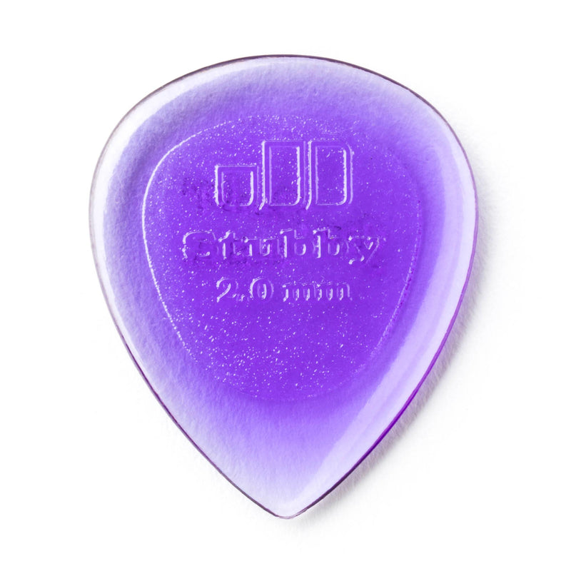 Dunlop 2.0 Purple Stubby Jazz Picks 6 Pack