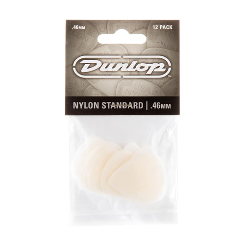 Dunlop .46 Nylon Standard Picks, 12 Pack