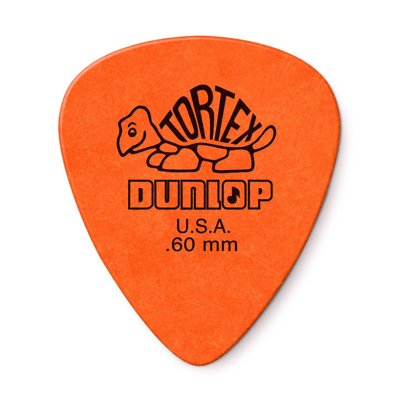 Dunlop .60 Orange Tortex Standard Picks 12 Pack