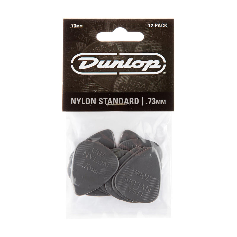 Dunlop .73 Nylon Standard Picks, 12 Pack