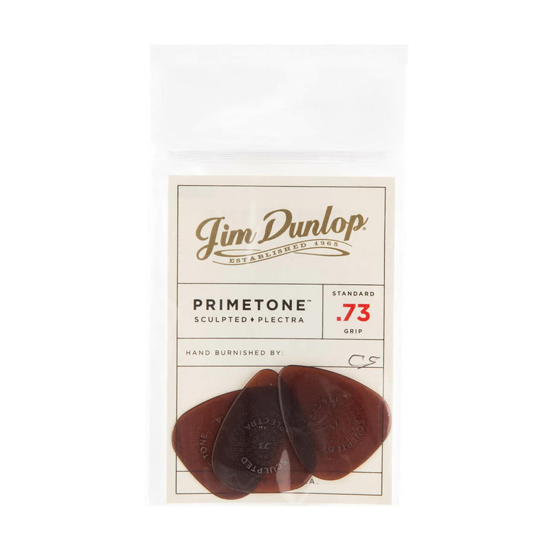 Dunlop .73 Primetone Standard Grip Picks, 3 Pack