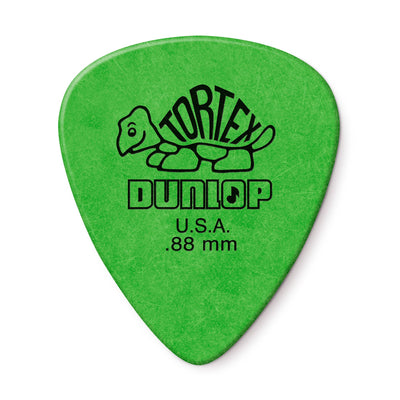 Dunlop .88 Green Tortex Standard Picks 12 Pack