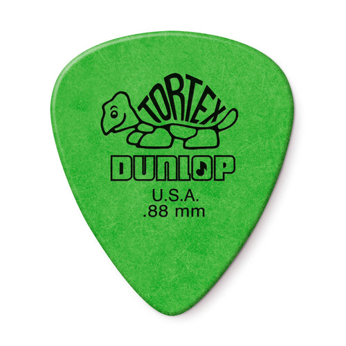 Dunlop Tortex Standard Guitar Picks - .88mm Green (12-pack