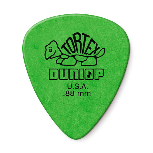 Dunlop .88 Green Tortex Standard Picks 12 Pack