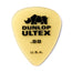Dunlop .88 Yellow Ultex Standard Picks 6 Pack