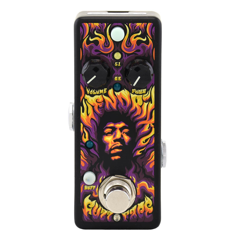 jimi hendrix distortion pedal Dunlop Authentic Hendrix '69 Psych Series Fuzz Face Mini Distortion
