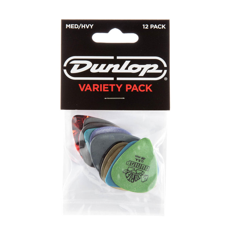 Dunlop Guitar Pick Variety Pack Medium/Heavy 12 Pack