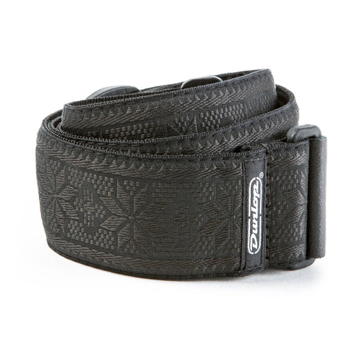 Dunlop Jacquard Fillmore Strap, Black
