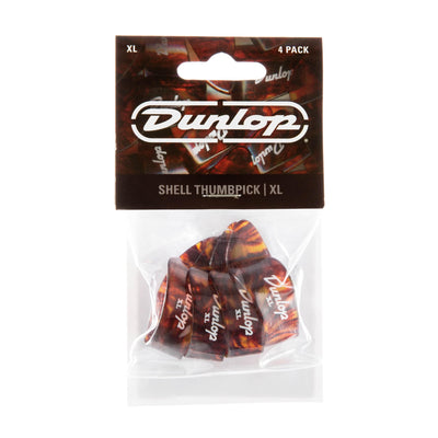 Dunlop Plastic XL Thumbpick Shell 4 Pack