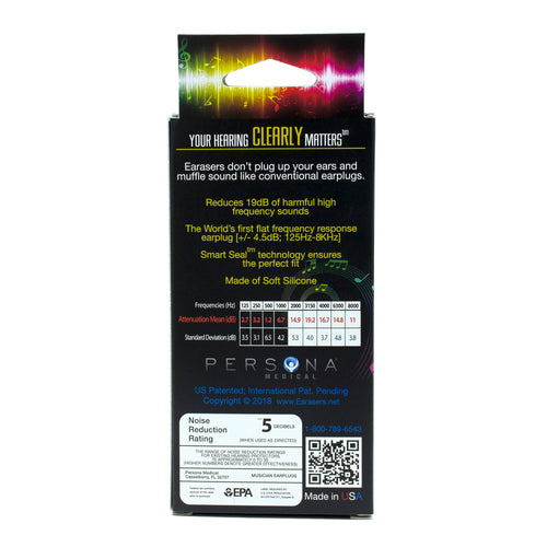Earasers Musicians Earplugs - Medium