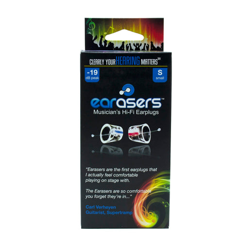 Earasers Musicians Earplugs - Small