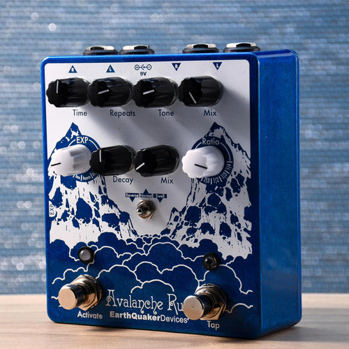 EarthQuaker Devices Avalanche Run V2 Stereo Delay Reverb Pedal
