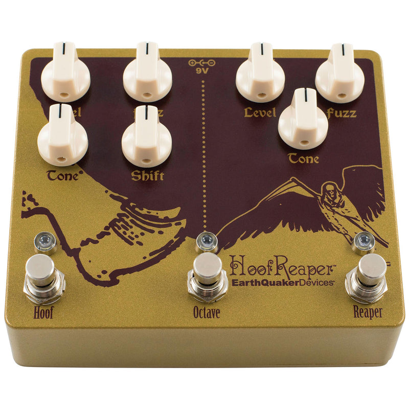 Earthquaker Hoof Reaper V2 Dual Fuzz Octave Pedal