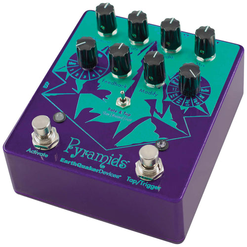 EarthQuaker Devices Pyramids ギターエフェクター Earthquaker Pyramids Stereo Flange Pedal