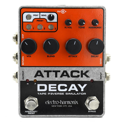 Electro Harmonix Attack Decay Tape Reverse Simulator