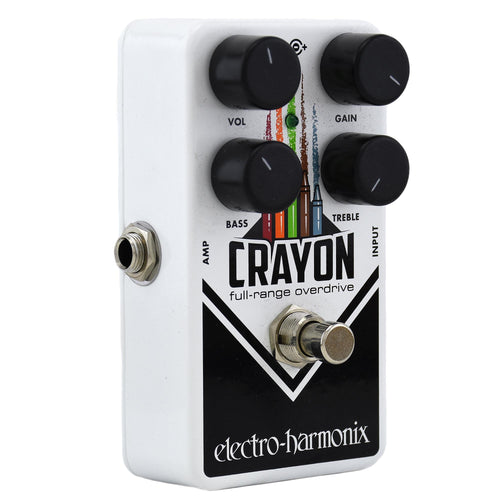 Electro Harmonix Crayon 69 Full-Range Overdrive Effect Pedal - Black L