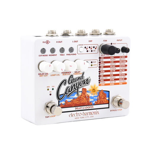 canyon looper pedal Grand Canyon Delay and Looper Pedal Open Box