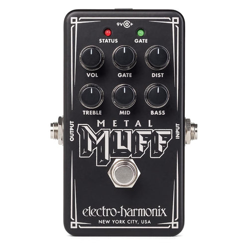 distortion pedal with noise gate Electro Harmonix Nano Metal Muff Effect Pedal with Noise Gate