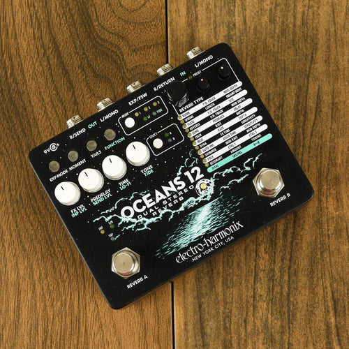 oceans 12 pedal Electro Harmonix Oceans 12 Dual Stereo Reverb