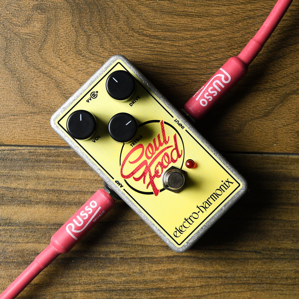 soul food distortion pedal Electro Harmonix Soul Food Distortion/Fuzz/Overdrive Pedal