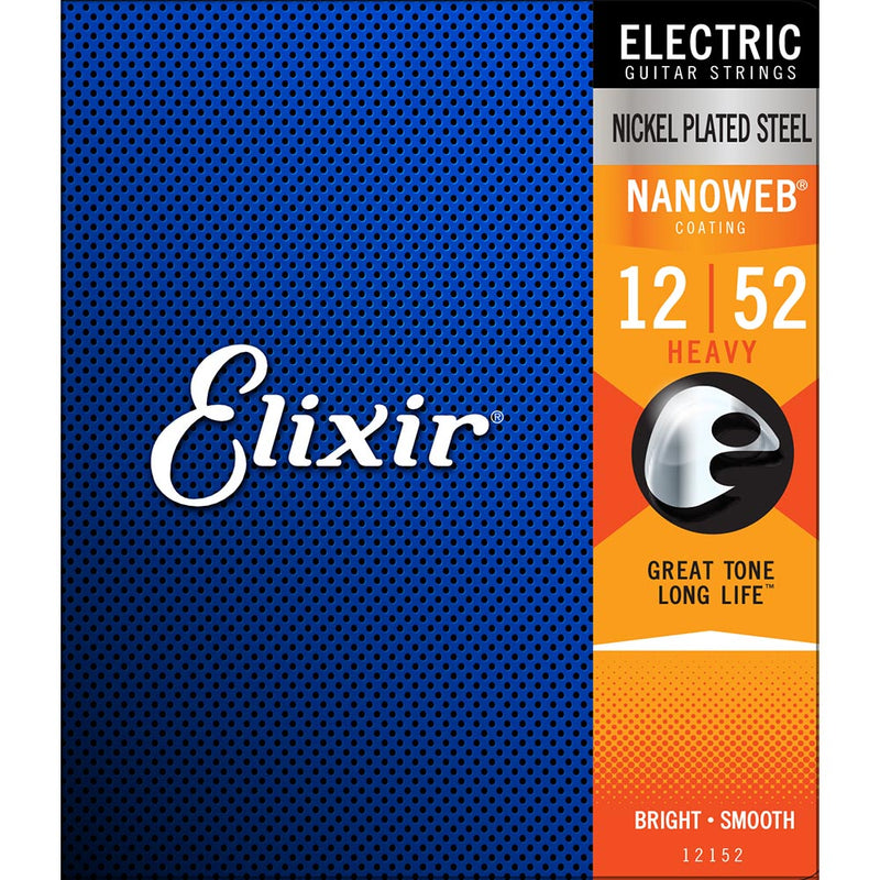 Elixir 12-52 Heavy Electric Strings - Wound G Nanoweb