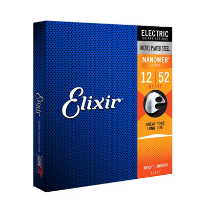 Elixir 12-52 Heavy Electric Strings - Wound G Nanoweb