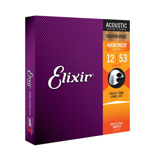 Elixir LT 12-53 Nanoweb Phosphor Bronze
