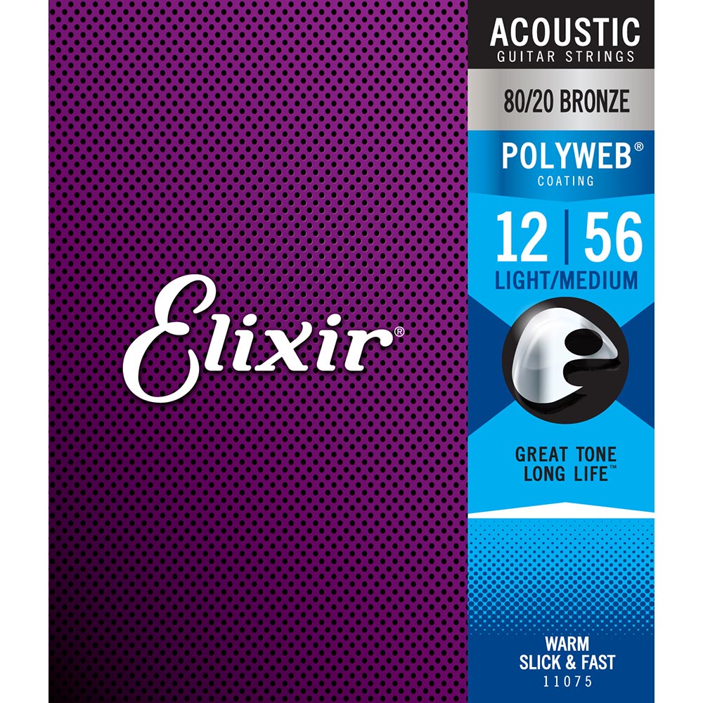 Elixir LT-Med 12-56 Polyweb 80/20 Bronze
