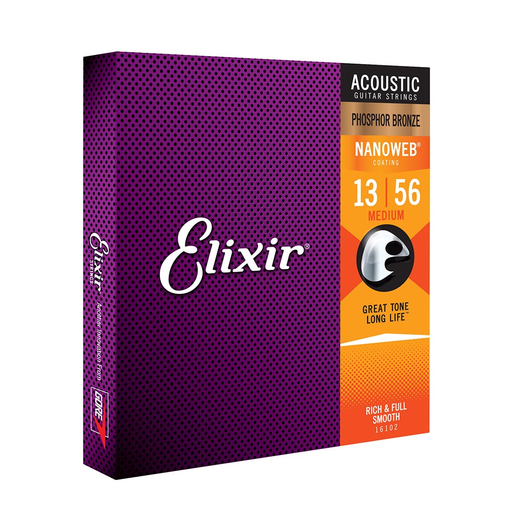 Elixir Med 13-56 Nanoweb Phosphor Bronze