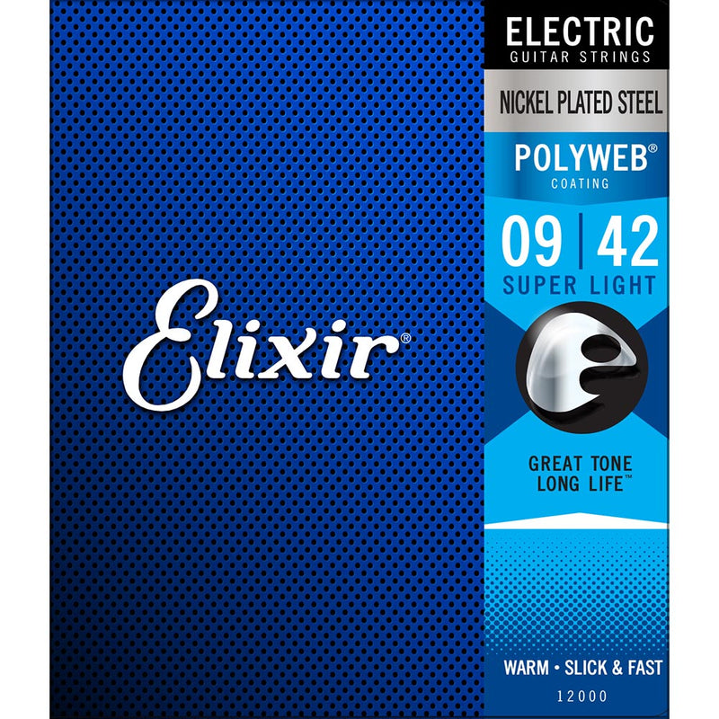 Elixir Super Light Polyweb Electric Strings